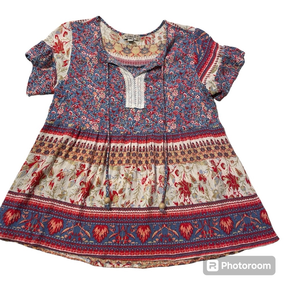 Oneworld Babydoll Bohemian Ruffle Sleeve